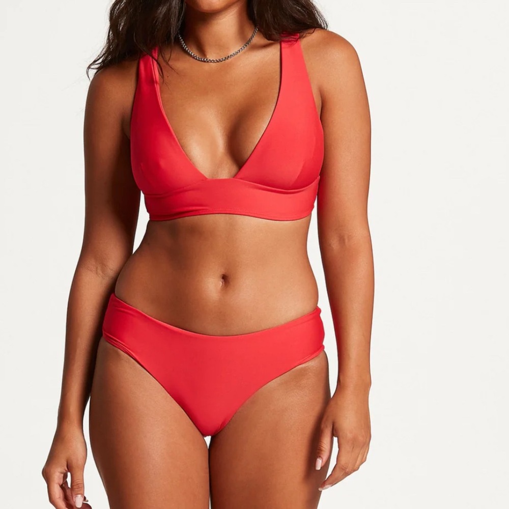 Volcom Red Bikini Set